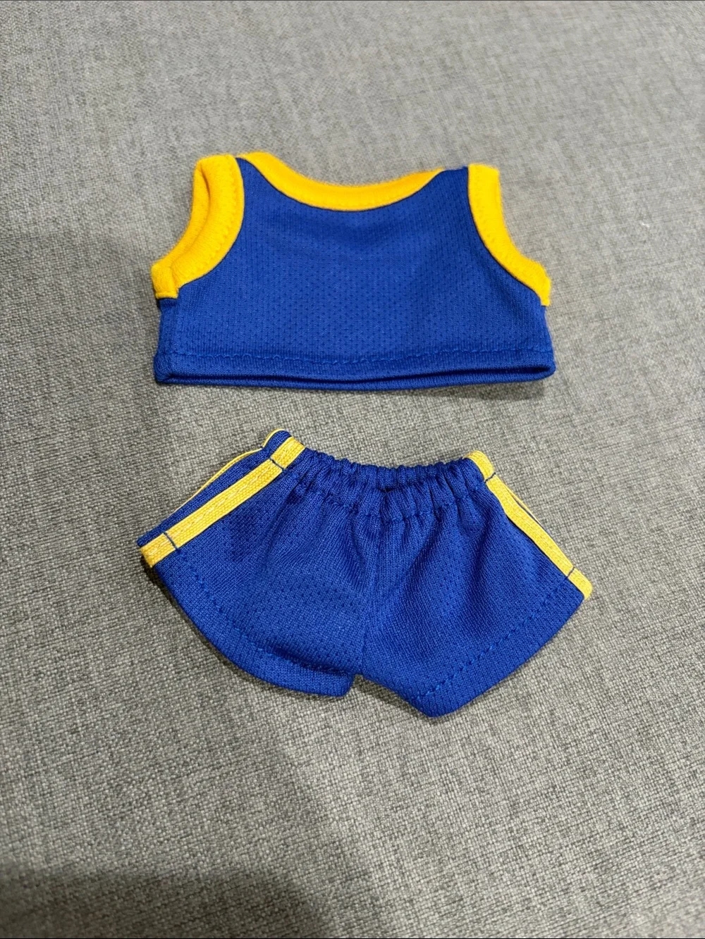 Labubu or XS Doll Golden State Warriors Jersey Set #30 Stephen Curry